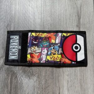 Pokémon Wallet Colorful Velcro Kids Youth Unisex